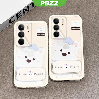 Ốp Lưng Cho Realme C75 REALME C71 4G 2025 Vỏ Điện Thoại Vỏ Mềm Silicon Chống Sốc Trong Suốt Thiết Kế Mới Thẩm Mỹ Chó Dễ Thương Có Giá Đỡ Cho Gương TKXGDQZJ01