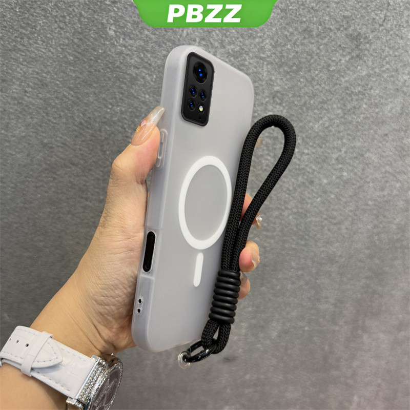 Ốp 2 trong 1 cho redmi note 11 4g note 11s redmi note 11 pro 5g Vỏ điện thoại chống sốc Thiết kế mới thẩm mỹ Vỏ thạch màu kép có dây buộc Từ tính không dây GDBSWX01