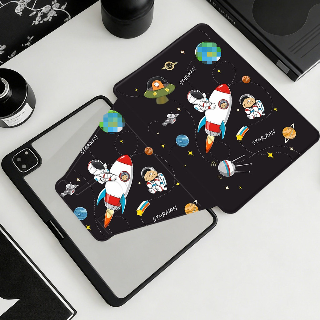 Ốp lưng máy tính bảng cho ipad M4 2024 pro11 thế hệ thứ 10 Gen7 Gen8 Gen9 Air4 / 5 Gen5 / 6 A17 Pro M2 / M3 2025 gen11 A16 air11 / 13inch Air6 / Air7 pro12,9 Mini6 / 7 Vỏ máy tính bảng xoay 360 độ