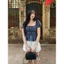 Áo Babydoll Dáng Rộng thắt nơ tay bồng tôn dáng cho nữ m600453