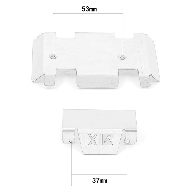 1 Bộ Khung Xe Bằng Thép Không Gỉ Giáp Trục Bảo Vệ Tấm Trượt Cho RGT EX86190 EX 86190 LC76 1 / 10 RC Xe Bánh Xích Xe Nâng Cấp Phần