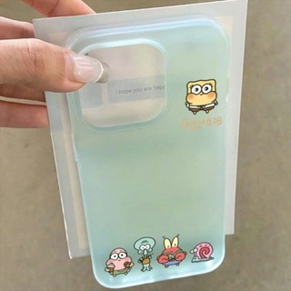 Phim Hoạt Hình Mini Spongebob Bạn Bè Trường Hợp Điện Thoại Cho iPhone 17 16 15 14 13 12 11 Pro Max X Xr Xs Max 7 8 Plus
