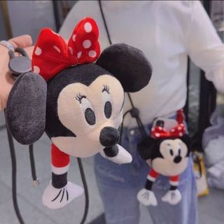 Hoạt Hình Dễ Thương Minnie Điện Thoại Di Động Lưng Kẹp Mặt Dây Chuyền Nữ Niche Thiết Kế Cảm Thấy Phù Hợp Với Phong Cách Mới Túi Mặt Dây Chuyền Phụ Kiện 26.3.18 CFBI