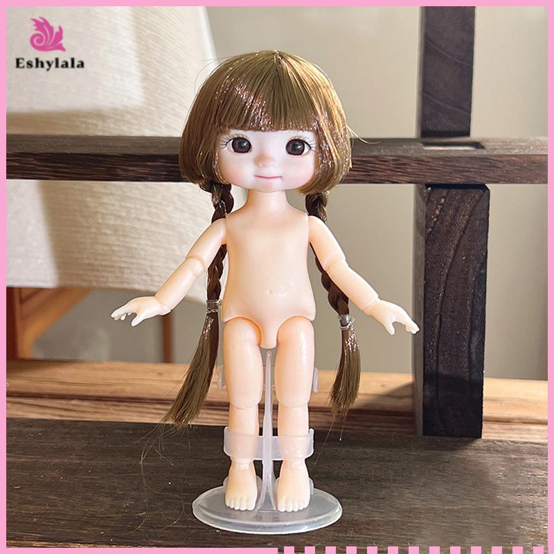 Búp bê BJD 1 / 8 dễ thương Eshylala 16cm với 13 khớp di chuyển và nhiều biểu cảm [MỚI]