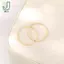 2 Chiếc Cổ Điển Đơn Giản Dainty Smooth Woman Nhẫn Mỏng Chất Lượng Hàng Đầu Trang Sức Dành Cho Nữ Cô Gái Thời Trang Tiệc Cưới Trang Sức Quà Tặng