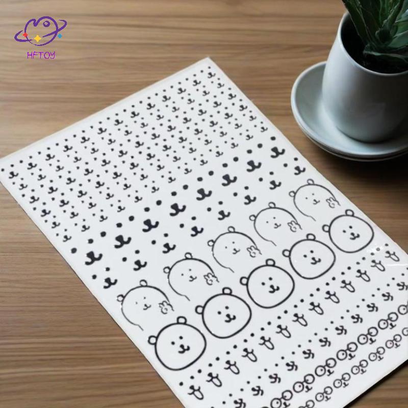 HFTOY Hoạt Hình Dễ Thương Gấu Flat Stier Trang Trí Cốc Nước Stierputer Trang Trí Có Thể Được Sử Dụng Để Sti Đồ Nội Thất Hộp Bảo Quản ~