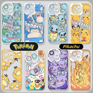 Ốp Lưng Gengar Pikachu Dễ Thương Cho Samsung Galaxy A02 A21S A11 A13 A10 A10S A31 A71 A55 A51 A30 A20 A24 Vỏ Silicon Mềm Trong Suốt
