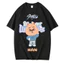 Áo thun GC1 cotton dày dành cho fan Stray Kids với thiết kế đặc trưng thành viên nhóm