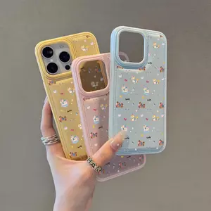 Điểm hoa nh hoa nhỏPhù hợp với vỏ điện nhoại iPhone 17/16, vỏ bĐnh mì 15 Pro/14