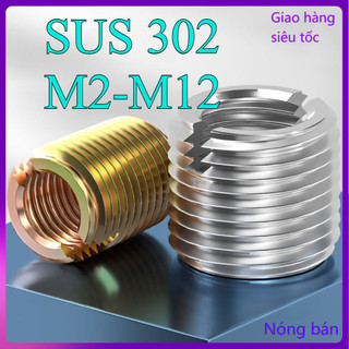 Thép không gỉ Loại 302 Nẹp tự khai thác / Vỏ bọc ren tự khai thác / Vỏ bọc ren / Vỏ bảo vệ có rãnh M2-M12 [JYD-ZZ-Z]