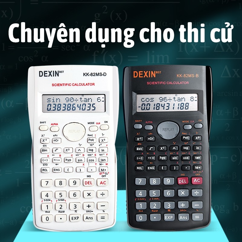 Máy tính khoa học chức năng 240, thiết kế nhẹ nhàng phù hợp với học sinh, có thể mang vào phòng thi