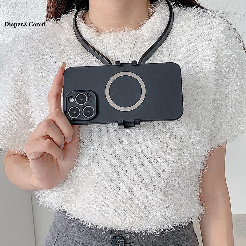 DIAPER & CORED Ne Giá Đỡ Lười Giá Đỡ Điện Thoại Cho 16 15 14 13 Pro Max Samsung Xiaomi Ngoài Trời Góc Đầu Tiên Vlog Ghi Hình Selfie Braet YTH