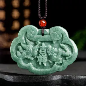 Rồng Phượng Ngọc Mặt Dây Chuyền Ngọc Cao Cấp Quà Tặng Rồng Phượng Thành Hương Mặt Dây Chuyền Nữ Ngọc Mặt Dây Chuyền