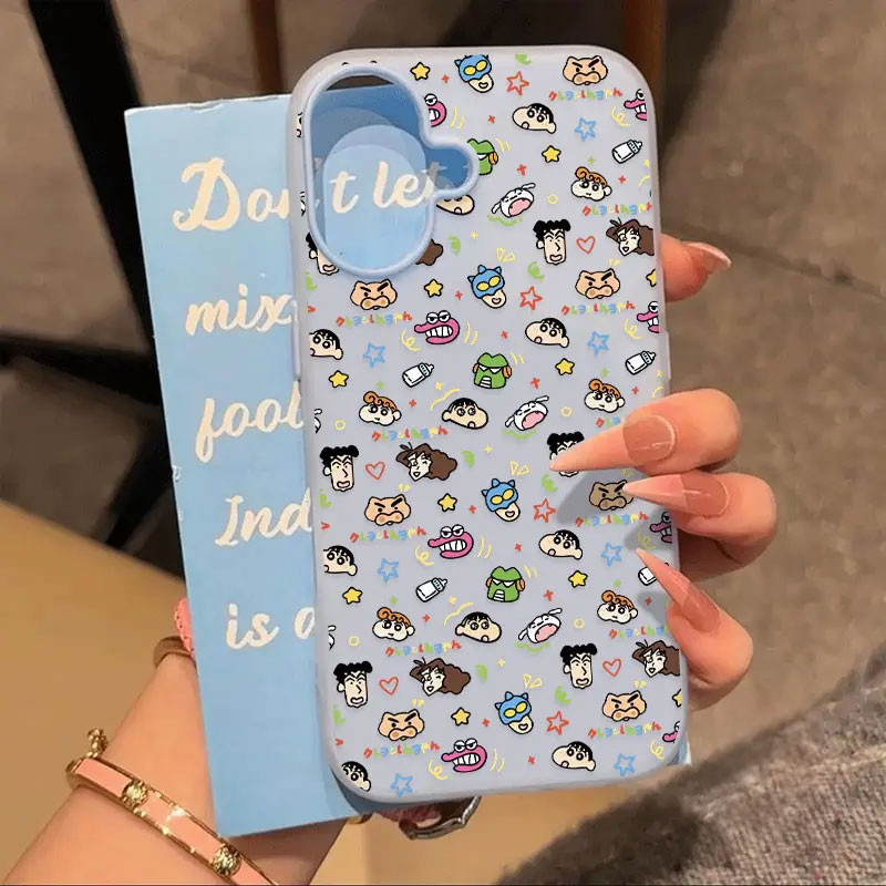 Ốp Graffiti Shin-chan 2in1 Cho iPhone 11-17 Pro Max