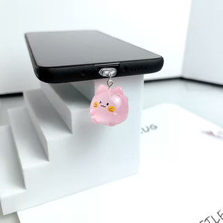 Điện Thoại Di Động Chống Bụi Cắm Phát Sáng Kitty Mặt Dây Chuyền Trang Trí Điện Thoại Di Động Mặt Dây Chuyền Điện Thoại Di Động