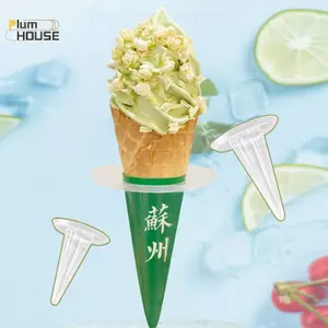 PlumHOUSE 10 Chiếc Kem Chống Nhỏ Giọt Ra Nhỏ Giọt Giá Đỡ Đá Frozen Treats Ra Popsicle Giá Đỡ Cho Trẻ Em Kem VN