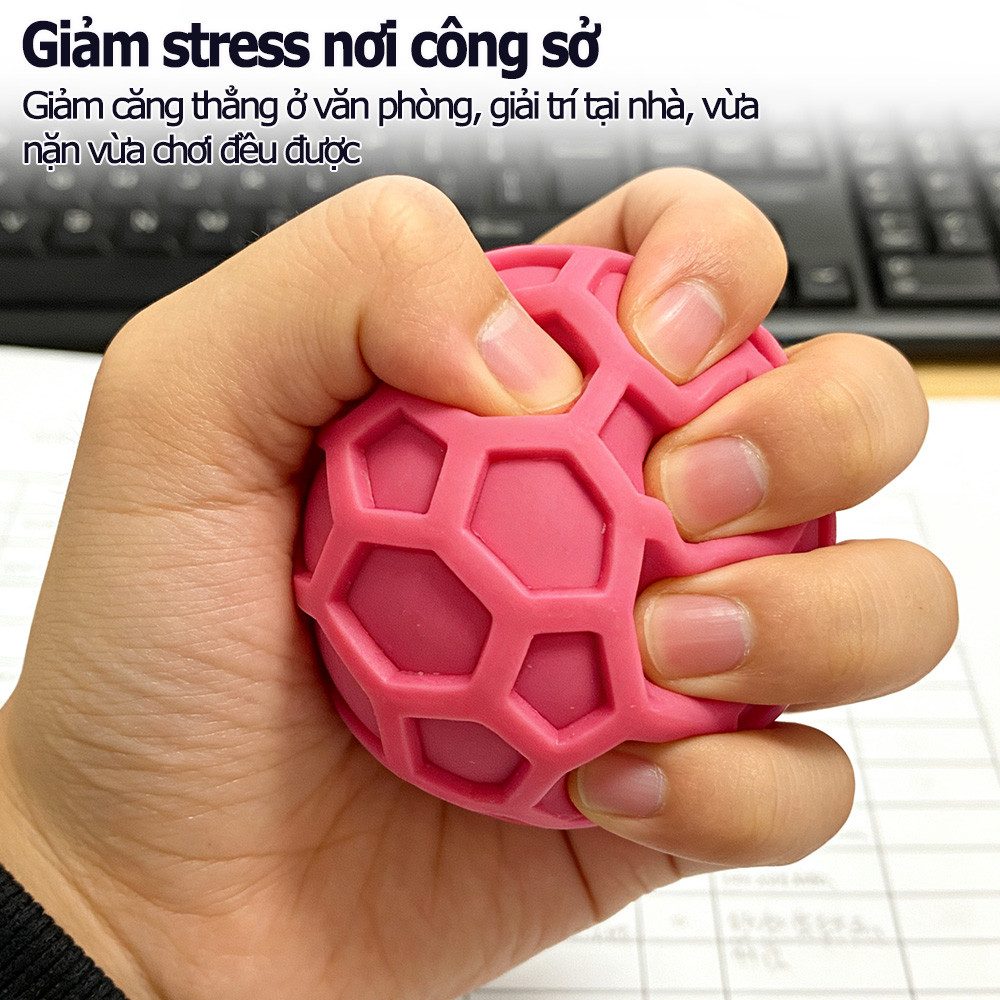 Đồ chơi giảm căng thẳng mềm mại, bóng cảm giác giúp giải tỏa căng thẳng và cân bằng tinh thần.
