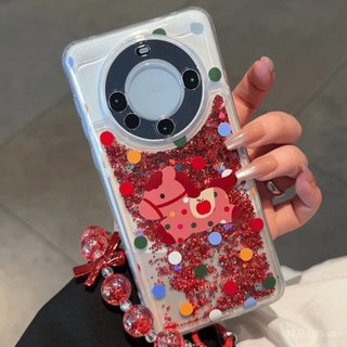 Chấm Bi Đỏ Long Lanh Pony Thích Hợp Cho iPhone17promax Vỏ Điện Thoại Hạt Vòng Tay 16 15 14 13 12 11