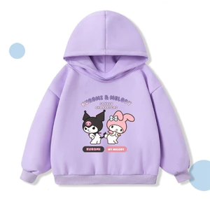 My Melody Kawaii Cartoon Kids Áo Hoodie dài tay mềm mại hàng ngày