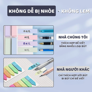 Giấy Note Mini Dán Được Nhỏ Gọn Dễ Mang Theo – Bộ 100 Tờ Giấy Nhớ Nhiều Màu, Ghi Chú Rõ Ràng Dễ Thấy