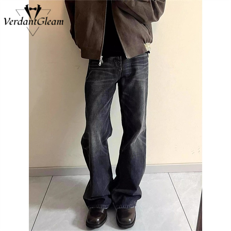 VG 2026 American Street Style Vintage Đau Khổ Quần Jean Nam
