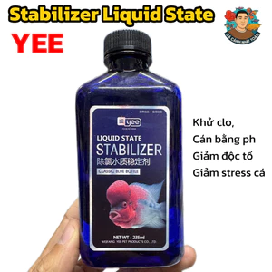Dung Dịch Stabilizer Khử Clo cân bằng PH giảm độc tố nước hồ cá Thuỷ Sinh Loại bỏ Stress khi Thay Nước Mới