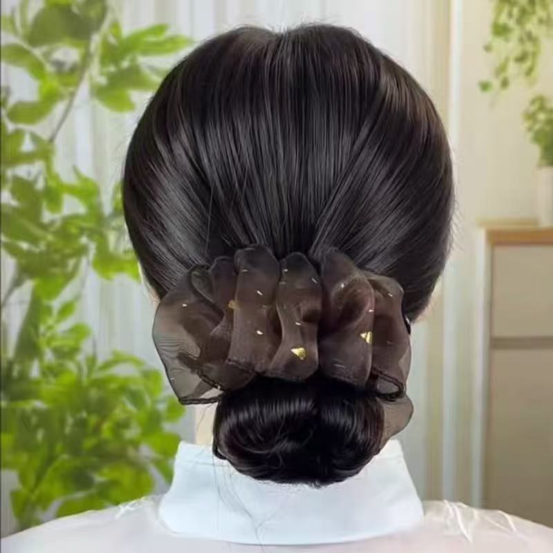 Tulip Ball Grab Clip Tính khí Thời trang Đám mây gạc thanh lịch