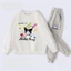 Bộ áo Hoodie thường ngày Kuromi Girls Sweatpants phong cách hoạt hình dễ thương Trang phục trẻ em thoải mái để mặc hàng ngày