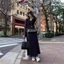 Áo Hoodie Xù Cạnh Lưới Có Dây Thắt Lưng, Co Dãn, Phù Hợp Thời Trang Đường Phố