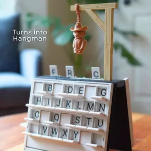 Trò chơi sách Hangman 3D In PlayBook 'd Board Game Word Guessing Game | Trò chơi gia đình gấp đôi saixit2vn