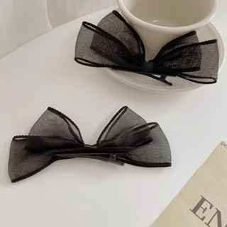 KẸP NƠ CÀI TÓC ĐEN TRẮNG TINH TẾ PHỤ KIỆN GIÚP LÊN HÌNH SANG KHI CHỤP ẢNH TẾT ÁO DÀI KỈ YẾU