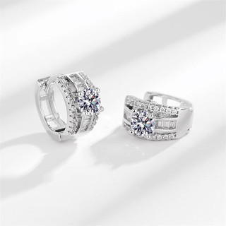Châu Âu Mỹ ins Phong Cách Mới Bông Tai Zircon Đơn Giản Nữ