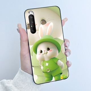 Dành Cho Sony Xperia 5 II III Ốp Lưng Sang Trọng Dễ Thương Tình Yêu Thỏ Ngộ nghĩnh Màu Đen Silicon Mềm Bảo Vệ Cho Sony Xperia 5ii 5iiii Vỏ