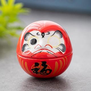 GOAY Gốm Daruma Tượng Daruma Tumbler Thủ Công Phong Cách Nhật Bản May Mắn May Mắn Trang Trí Phong Cảnh Trang Trí Nhà Phụ Kiện Quà Tặng VN