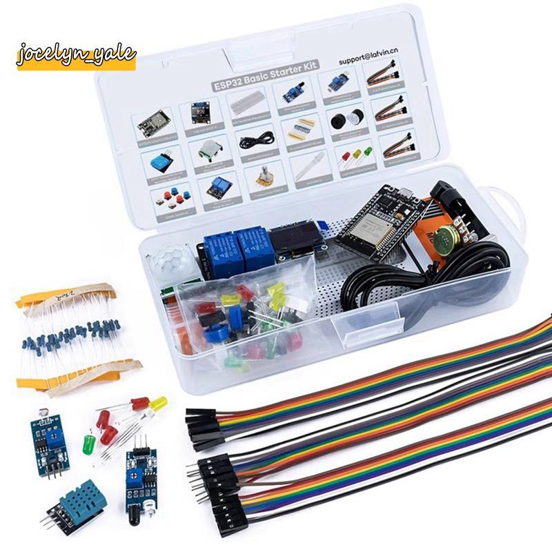 Bộ ESP32 ESP-32S WIFI I OT Ban Phát Triển Cho Dự Án Học Bộ Cơ Bản Với Hướng Dẫn DIY Kit