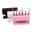 FAVORITEGOODS Nhíp Đế trưng bày, Hộp trưng bày Nhíp nối mi Giá đỡ, Hộp lưu trữ di động Acrylic 6 lỗ Giá đỡ lưu trữ