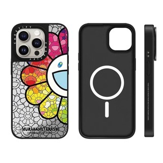 Ốp điện thoại cứng gương hướng dương cười đầy màu sắc từ tính cho iPhone 17 Pro Max 17 Air 16 Plus 15 14 13 12 11 Vỏ chống sốc
