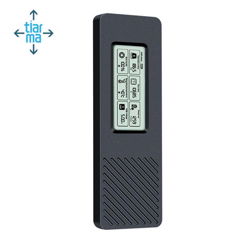 Hộp ổ cứng M.2 NVME / NGFF Giao thức kép SSD Vỏ NVME sang USB3.2 Màn hình kỹ thuật số thông minh M.2