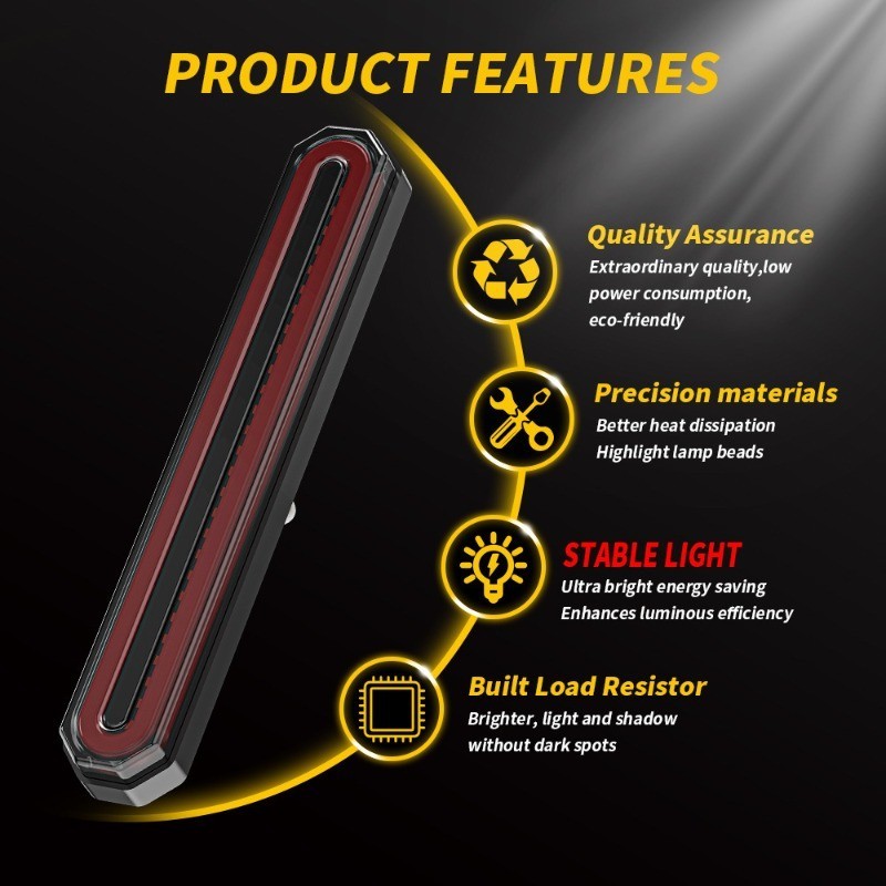 Đèn hậu phanh ô tô 12V-24V 3 trong 1 LED - Đèn tín hiệu rẽ DRL cho xe tải Trailer ATV