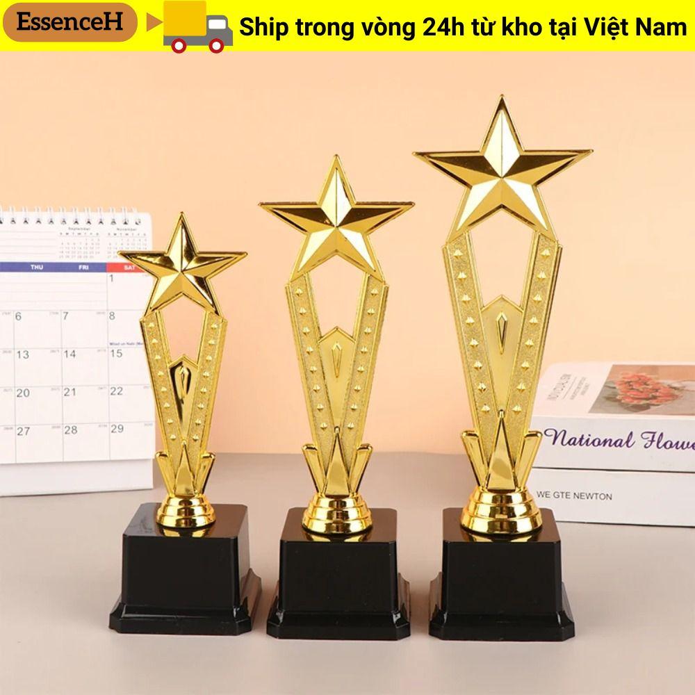 Cúp giải thưởng ESSENCEH, Cốc ngôi sao nhựa, Cúp thi nhảy múa hát vàng trường học, quà tặng mẫu giáo