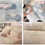Bộ nỉ nhung 4 món Memminbedding luxury bộ chăn ga nhung sữa kitty hồng và xanh mềm mịn, dày dặn, giữi nhiệt tốt