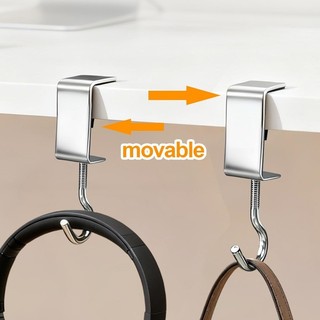 1 / 3 / 5 Cái 360° Móc treo tai nghe có thể xoay được - Móc treo tai nghe túi xách có thể tháo rời - Lắp đặt không phá hủy cho bàn làm việc văn phòng, ký túc xá trường học