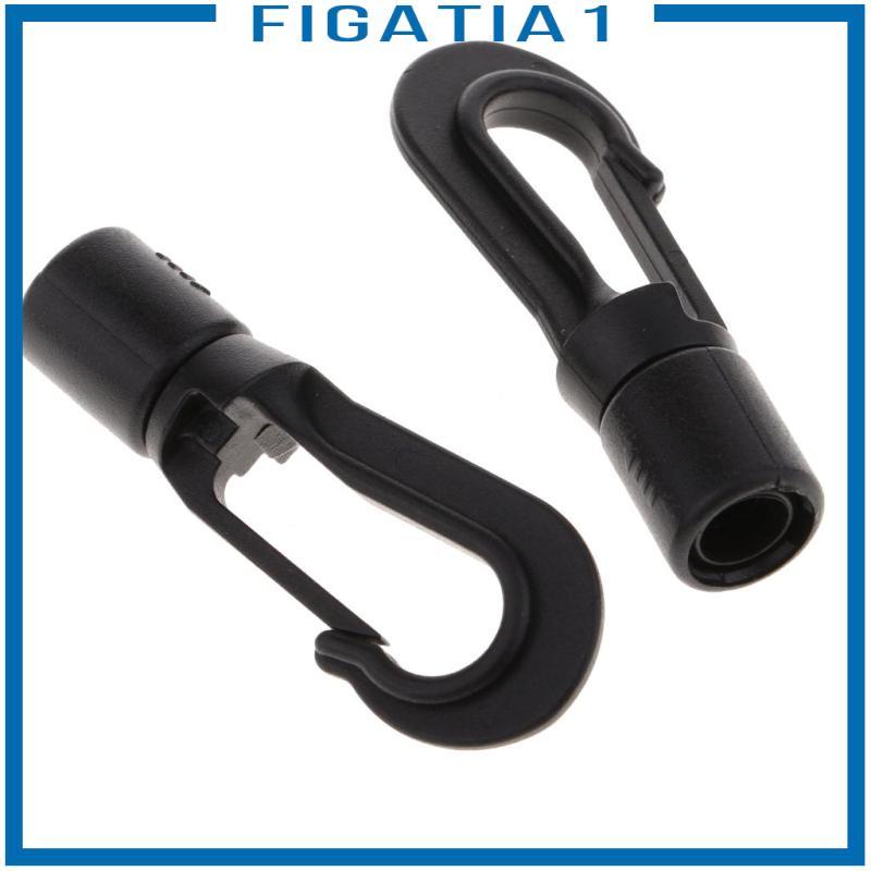 Dây Khóa Ngoài Trời Đàn Hồi, Móc Snap Clip - Gói 10 Cái