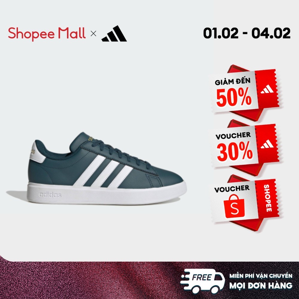 adidas Quần vợt & Phong cách sống GIÀY GRAND COURT 2.0 Nữ Ngọc lam ...