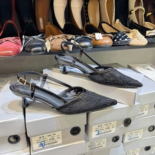 Gót Nhọn Hậu Ren Meibaiyi Hàng Nhập QC Fullbox / Mieo Shoes G1466 G1467