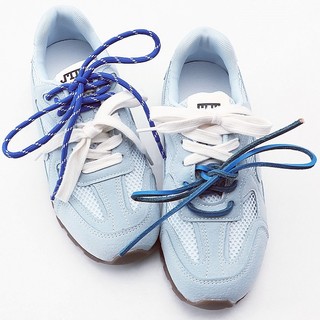 1 Cặp Unisex Vòng Dây Da Thể Thao, Dây Giày Phẳng Bền, Phù Hợp Giày