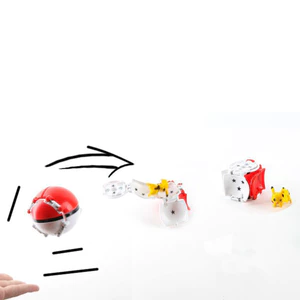 Đồ chơi chiến đấu Pokémon Đồ chơi bóng Biến hình cảm ứng Thu thập quái vật bóng cho trẻ em Sinh nhật trẻ em