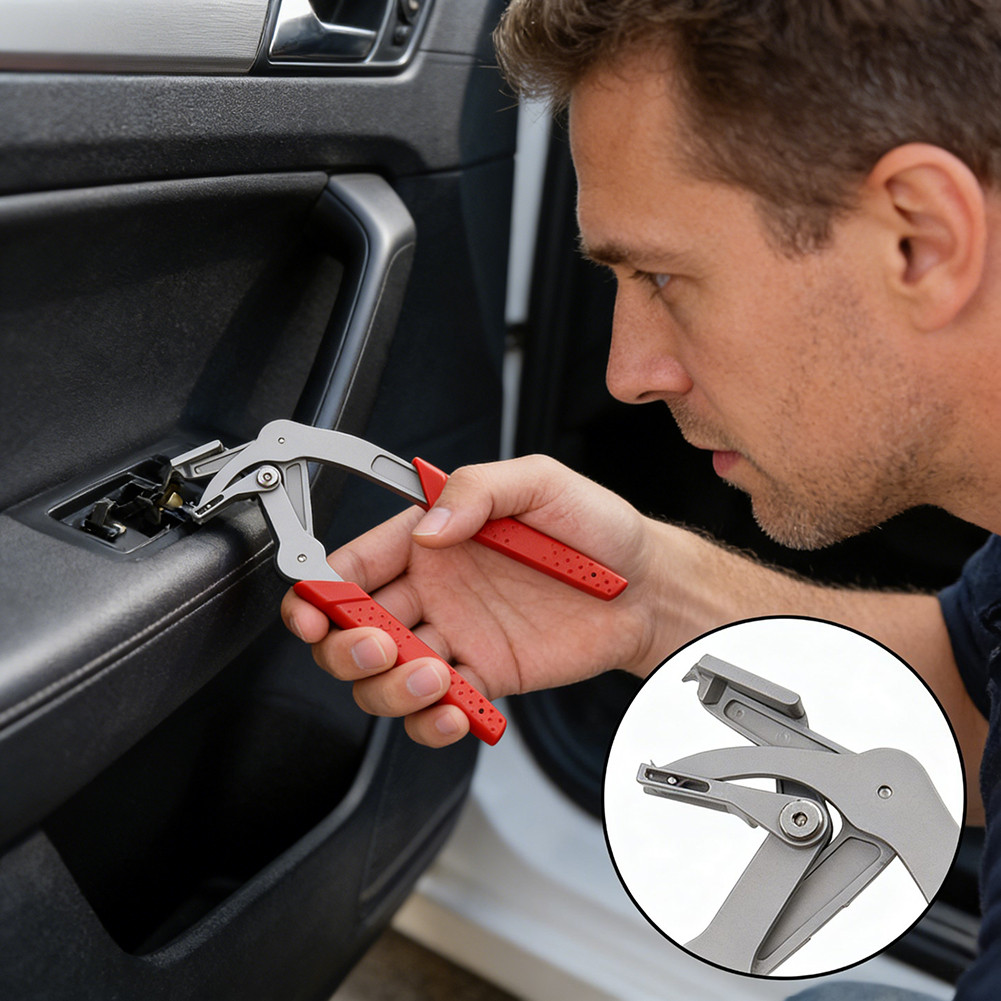 Kẹp Xe Ô Tô Viền Loại Bỏ Kìm Đinh Tán Nhẹ Kẹp Dây Buộc Tẩy Cho Bảng Điều Khiển
