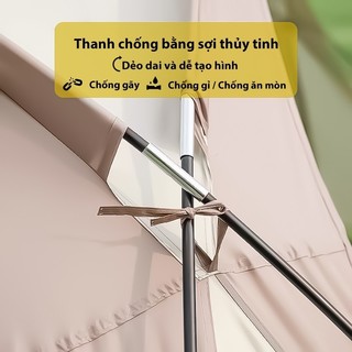 Lều cắm trại trung tâm 8-10 người,Lều dã ngoại gấp gọn,Chống mưa chống nắng, không gian siêu rộng