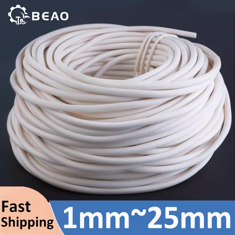 Dây xốp Silicone Dây tạo bọt tròn Dải xốp chịu nhiệt độ cao Dải niêm phong